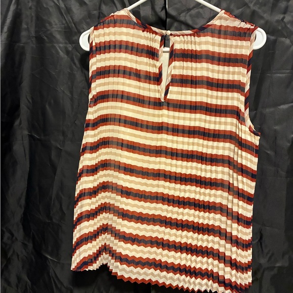 Halogen Multicolor Striped Sleeveless Blouse - Picture 2 of 5